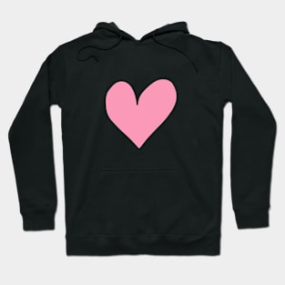 pink heart Hoodie